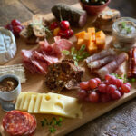 Cheese Board meat cheese fruit nuts