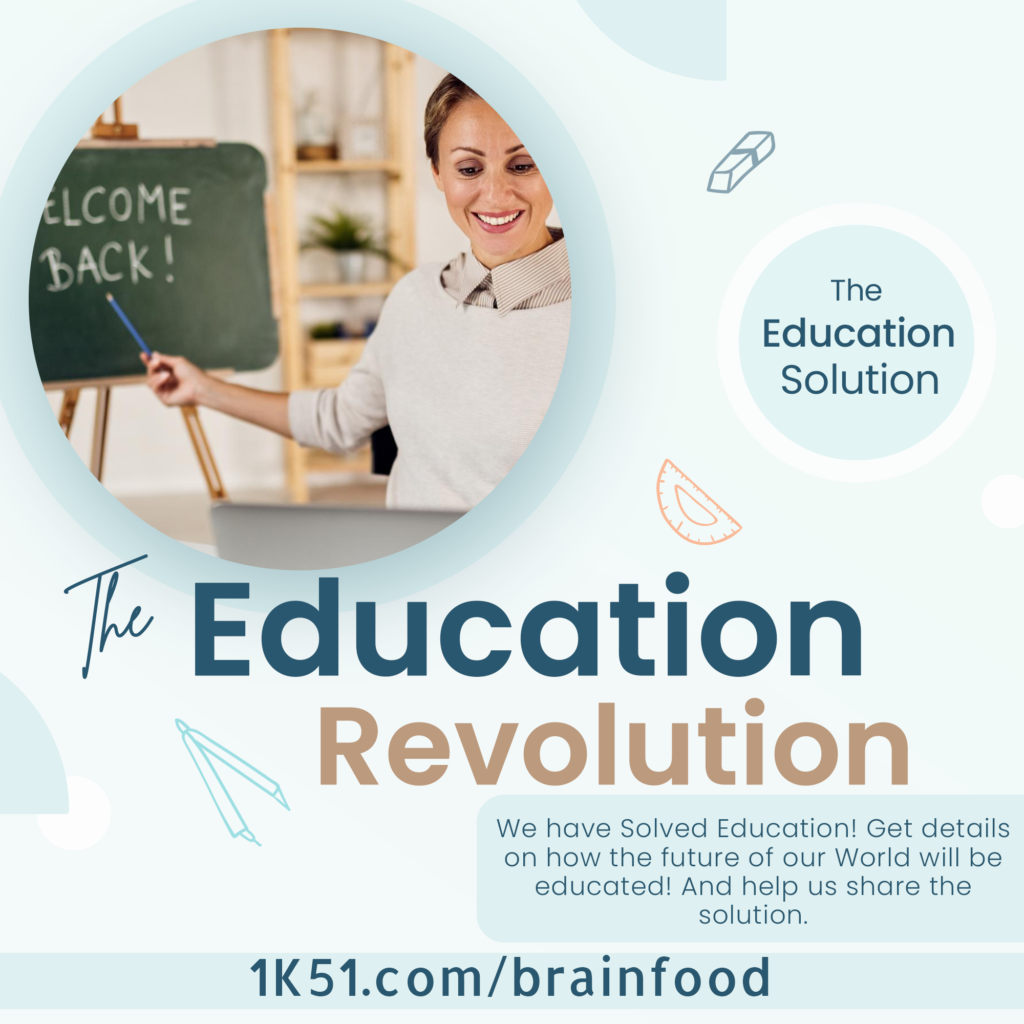 Education Revolution that is what Brainfood academy is about.